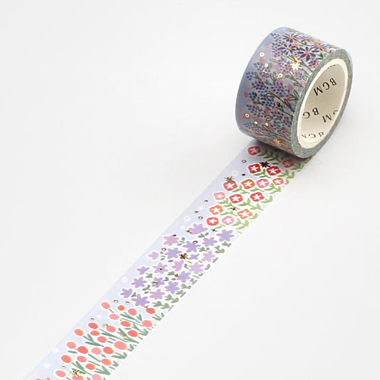 BGM Washi Tape Flower Garden