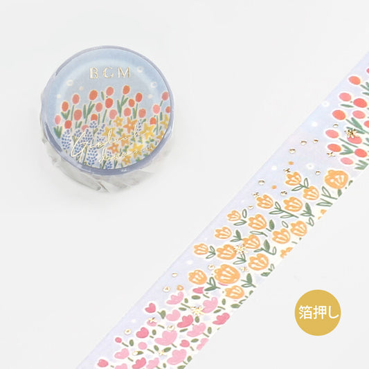 BGM Washi Tape Flower Garden