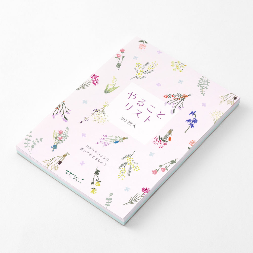 To do memo pad Dried Flower