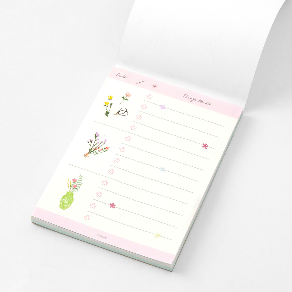 To do memo pad Dried Flower