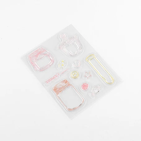 BGM Clear Stamp - Retro Candy Can