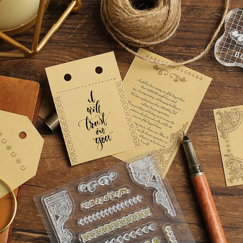 BGM Clear Stamp - Decorative Lines