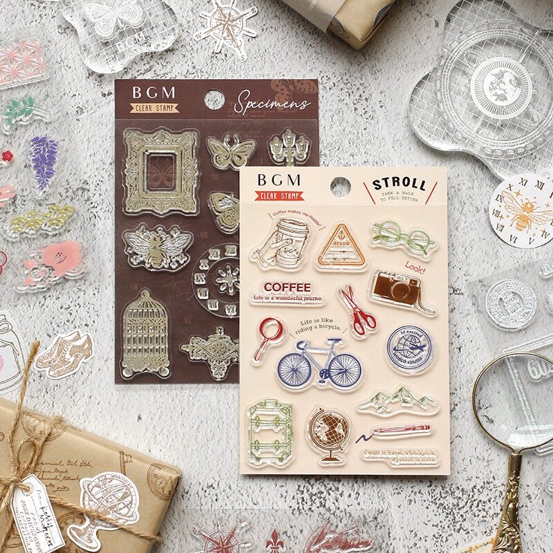 BGM Clear Stamp - Decorative Lines
