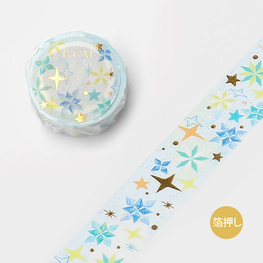 BGM Washi Tape Foiled Stars