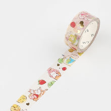 Load image into Gallery viewer, BGM Washi Tape Animal Sweets
