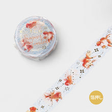 Load image into Gallery viewer, BGM Washi Tape Japanese Style Goldfish
