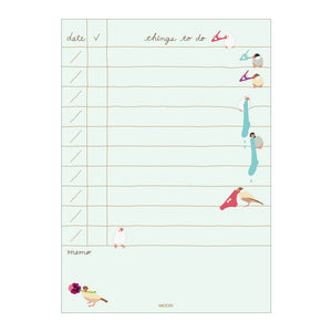 To do memo pad Bird