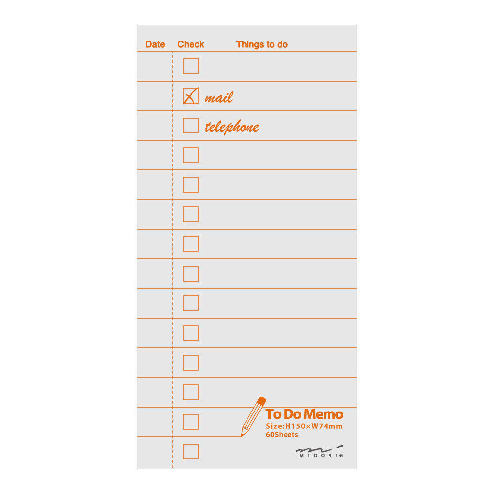 Memo Pad To do List Gray