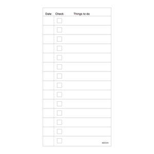 Memo Pad To do List Navy