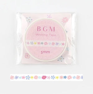 BGM Aya Flower Slim Washi Tape