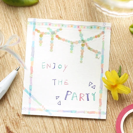 BGM Colourful Slim Washi Tape