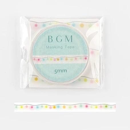 BGM String Light Slim Washi Tape