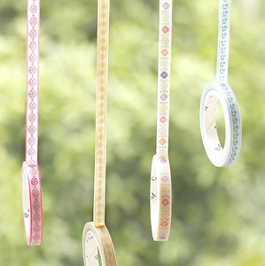 BGM Garden Blue Ribbon Slim Washi Tape