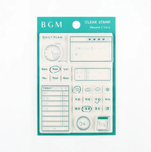 BGM Clear Stamp -Daily