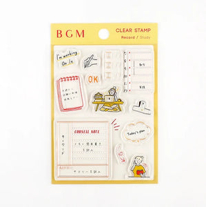 BGM Clear Stamp -Study