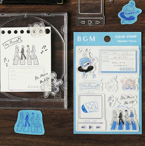 BGM Clear Stamp -Music