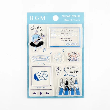 BGM Clear Stamp -Music