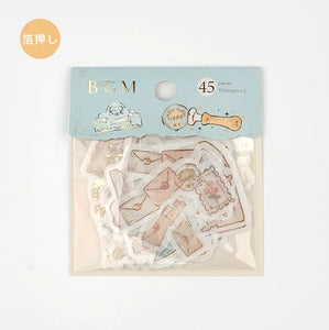 BGM Foil Stamping Alice Letter Stickers