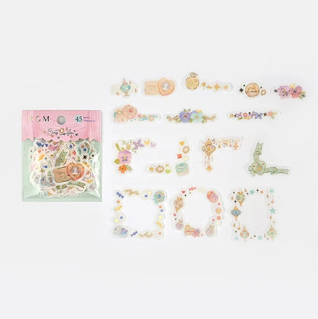 BGM Foil Stamping Jewellery Box Stickers