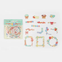 Load image into Gallery viewer, BGM Foil Stamping Stickers- Colourful Party
