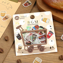 Load image into Gallery viewer, BGM Foil Stamping Stickers- Coffee Vending Machine
