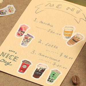 BGM Foil Stamping Stickers- Coffee Vending Machine