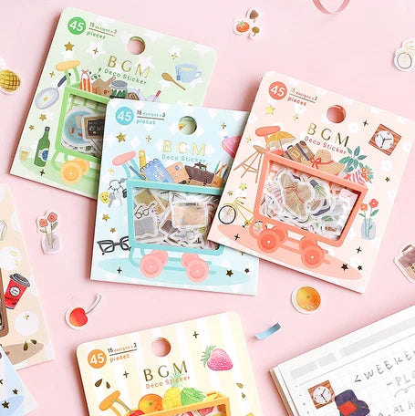 BGM Foil Stamping Stickers- Interior