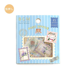 BGM Foil Stamping Stickers- Post Office Animal