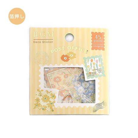 BGM Foil Stamping Stickers- Post Office Garden