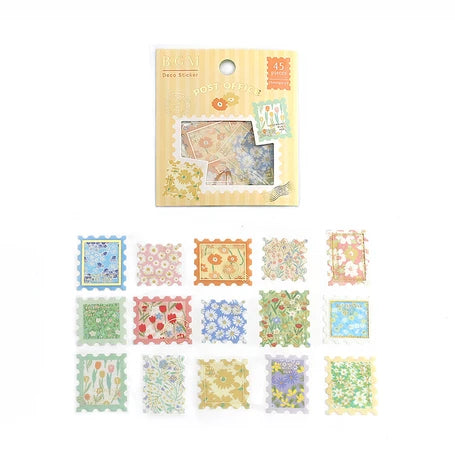 BGM Foil Stamping Stickers- Post Office Garden