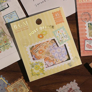 BGM Foil Stamping Stickers- Post Office Garden