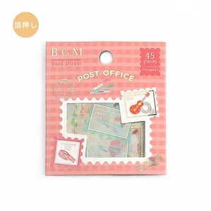 BGM Foil Stamping Stickers- Post Office Miscellaneous Goods