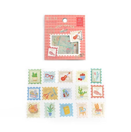 BGM Foil Stamping Stickers- Post Office Miscellaneous Goods