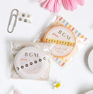 BGM Slim Washi Tape- Candle