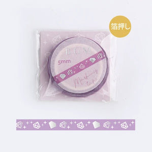 BGM Slim Washi Tape- Diamond
