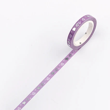 BGM Slim Washi Tape- Diamond