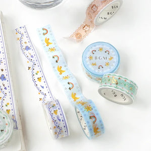 BGM Washi Tape- Embroidery melody