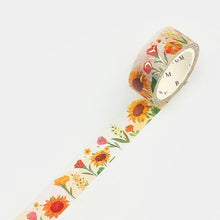 Load image into Gallery viewer, BGM Washi Tape- Sunflower Garden
