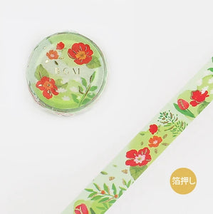 BGM Washi Tape- Anemones Garden