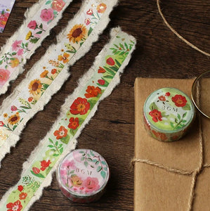 BGM Washi Tape- Anemones Garden