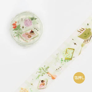 BGM Washi Tape- Tea Time Matcha