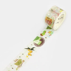 BGM Washi Tape- Tea Time Matcha