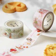 Load image into Gallery viewer, BGM Washi Tape- Tea Time Matcha
