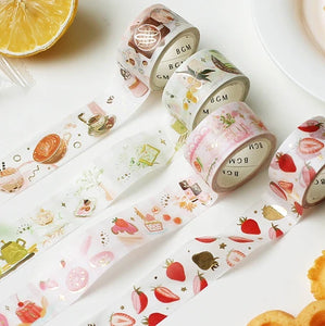 BGM Washi Tape- Tea Time Matcha