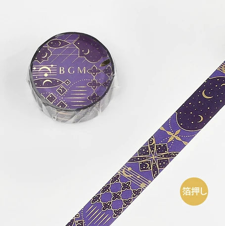 BGM Washi Tape- Arabian Night Shroud of Light