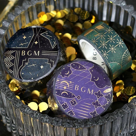 BGM Washi Tape- Arabian Night Shroud of Light