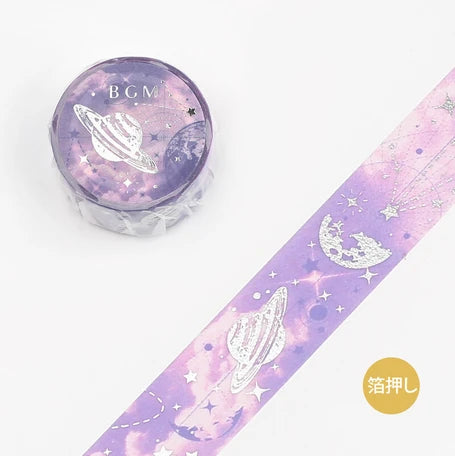 BGM Washi Tape- Nature Poetry Azure