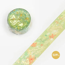Load image into Gallery viewer, BGM Washi Tape- Nature Poetry Garden
