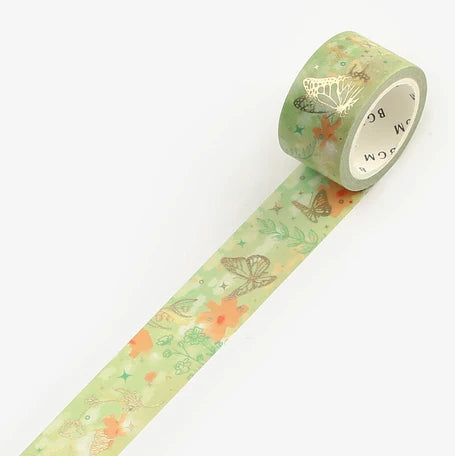 BGM Washi Tape- Nature Poetry Garden