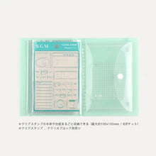 Load image into Gallery viewer, BGM Clear Stamp File Pocket- Swallow
